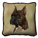 Boxer  Brindle Pillow