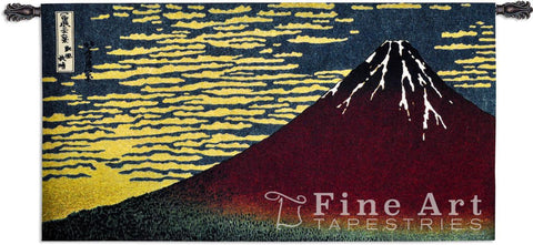 Red Fuji Wall Tapestry