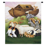 Exiting The Ark Wall Tapestry With Rod