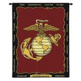 Marine Corp Wall Tapestry With Rod