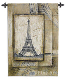 Passport To Eiffel Wall Tapestry