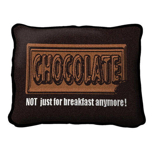 Chocolate for Breakfast Pillow