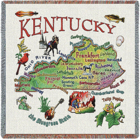 Kentucky State Small Blanket