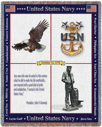 US Naval Memorial Blanket
