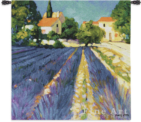 Lavender Field Wall Tapestry