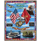 Land Sea And Air Blanket