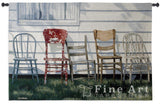 Row Of Chairs Wall Tapestry