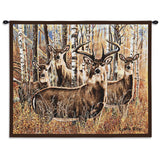 Sudden Encounter Wall Tapestry With Rod