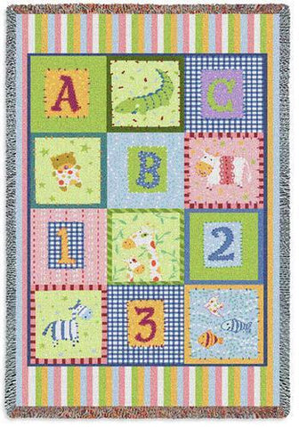 ABC 123 Mini Blanket