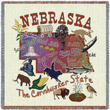 Nebraska State Small Blanket