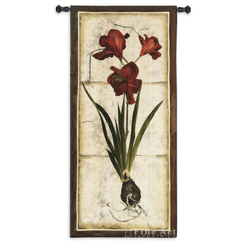 Red Tulip Study II Wall Tapestry