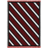 Spirit Burgundy Black Grey Blanket