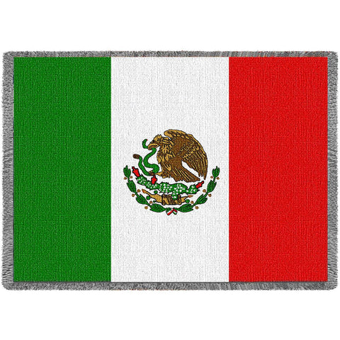 Mexico Flag Blanket