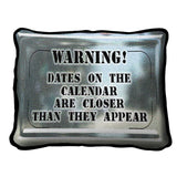 Warning Pillow