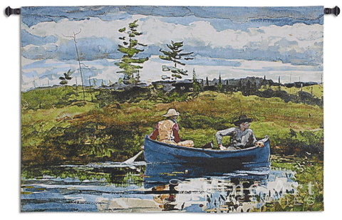 The Blue Boat Wall Tapestry