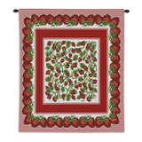 Strawberry Festival Wall Tapestry With Rod