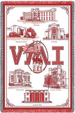 Virginia Military Institute Campus Stadium Blanket