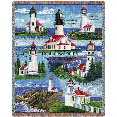 Lighthouses of the Pacific Northwest Blanket