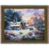 Snowy Evening Blanket