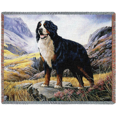 Bernese Mountain Dog Blanket
