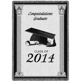 2014 Congrats Grad Black Blanket