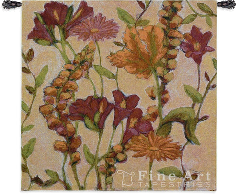 Garden Blooms Large Wall Tapestry