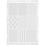 Irish Fisherman White Natural Blanket