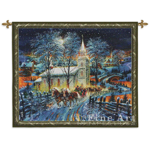 Midnight Clear Wall Tapestry