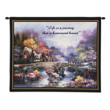 Going Home With Words Wall Tapestry With Rod