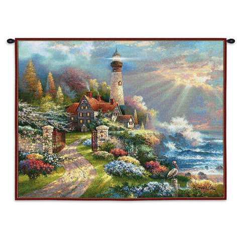 Coastal Splendor Wall Tapestry With Rod
