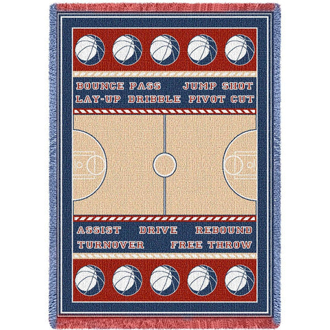Basketball Court Blanket