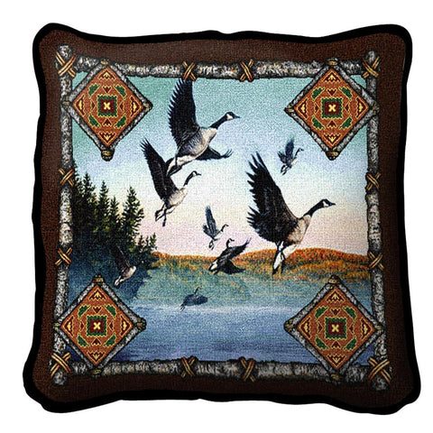 Geese Lodge Pillow