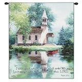 Lakeside Scripture Wall Tapestry With Rod