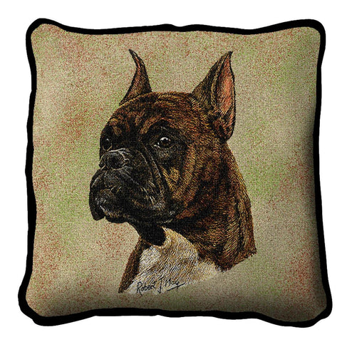 Boxer  Brindle Pillow Cover