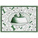 Bones and Bowl Hunter Mini Blanket