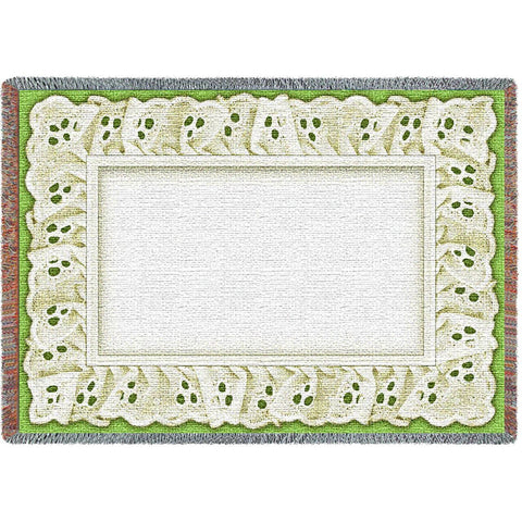 Eyelet Apple Mini Blanket