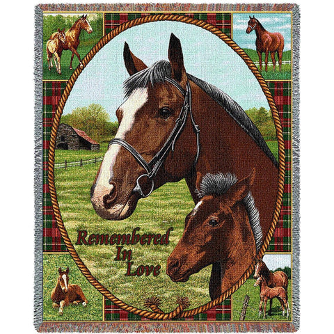 Memorial Thoroughbred Blanket