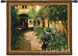 Courtyard Alsace Medium Wall Tapestry