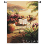 Courtyard View II Wall Tapestry