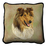 Rough Collie 2 Pillow