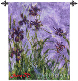 Irises Monet Wall Tapestry
