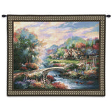 Country Bridge Wall Tapestry With Rod