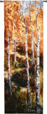 Autumn Birch Path Wall Tapestry