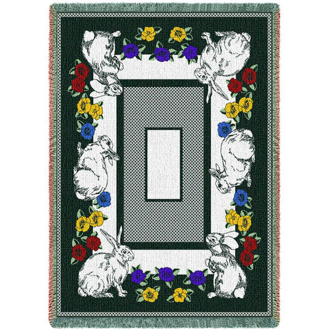 Bunny and Pansy-WOD 5 Blanket