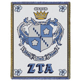 Zeta Tau Alpha Crest Blanket