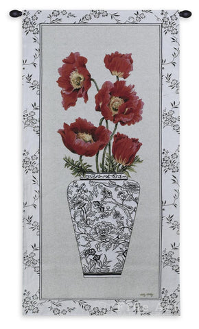 Chinois Poppy Wall Tapestry