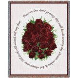 Memorial Red Roses Blanket