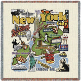 New York City Small Blanket