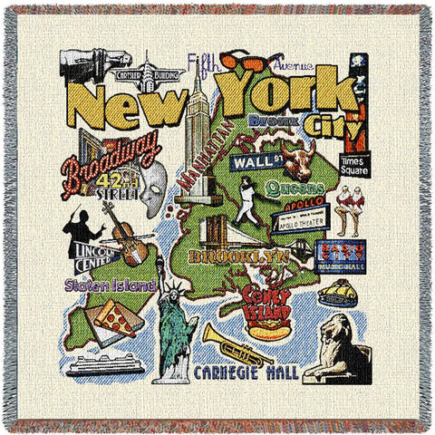 New York City Small Blanket