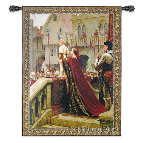 A Little Prince Likely in Time to Bless a Royal Throne Wall Tapestry